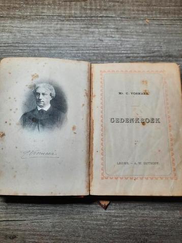 Gedenkboek C. Vosmaer 1891 beschikbaar voor biedingen