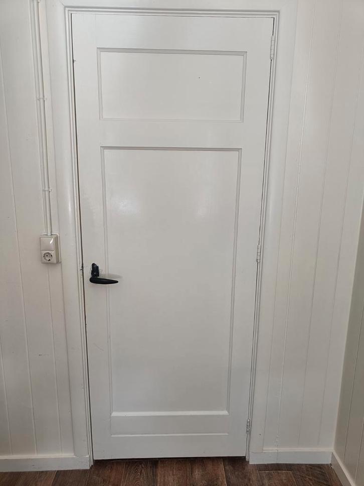 Authentieke Paneeldeuren, Doe-het-zelf en Verbouw, Deuren en Horren, Gebruikt, Binnendeur, 200 tot 215 cm, Minder dan 80 cm, Ophalen of Verzenden