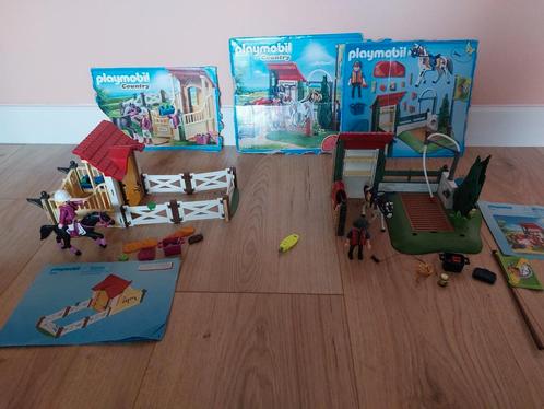 Playmobil paardenset, Kinderen en Baby's, Speelgoed | Playmobil, Gebruikt, Complete set, Ophalen of Verzenden
