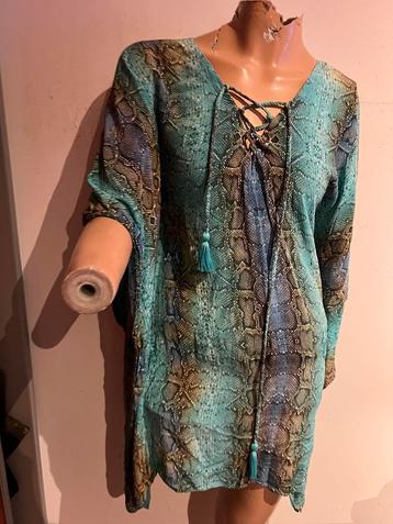 TAJ by Sabrina crippa jurk 100% zijde maat s origineel zgan beschikbaar voor biedingen