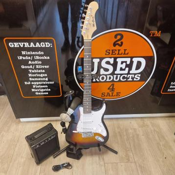 Mc Grey Elektrische Gitaar Rockit-E || Nu maar €99.99 beschikbaar voor biedingen