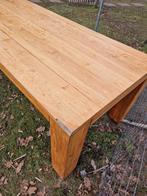Houten Eettafel, Huis en Inrichting, Ophalen, Gebruikt, 100 tot 150 cm, 200 cm of meer
