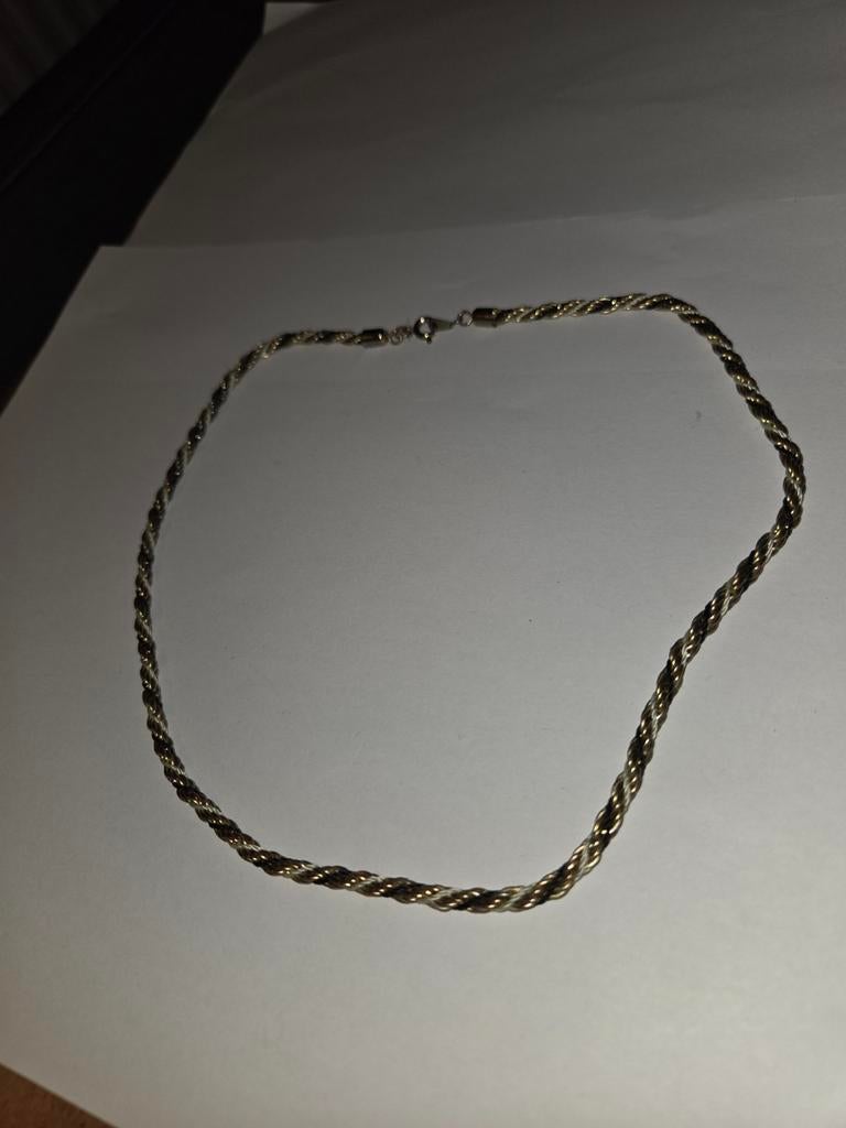 oude rope ketting, Verzenden, Zo goed als nieuw, Goud, Overige materialen