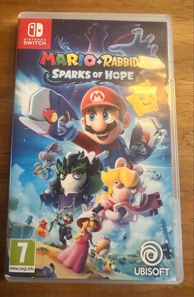 Mario + Rabbids Sparks of Hope - Nintendo Switch, Spelcomputers en Games, Games | Nintendo Switch, Zo goed als nieuw, Strategie en Constructie
