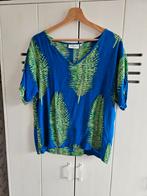Fabienne chapot blouse blauw groen palm maat m, Kleding | Dames, Tops, Maat 38/40 (M), Blauw, Ophalen of Verzenden, Zo goed als nieuw
