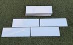 Witte wandtegels glanzend 30 x 10 cm - 11 stuks, Doe-het-zelf en Verbouw, Tegels, Ophalen, Minder dan 20 cm, Zo goed als nieuw