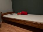 Grenenbed, Huis en Inrichting, Slaapkamer | Complete slaapkamers, Ophalen, Gebruikt, Eenpersoons, Grenen