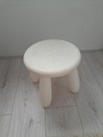 Witte Krukje / Opstapje, Ophalen of Verzenden, Gebruikt, Kunststof