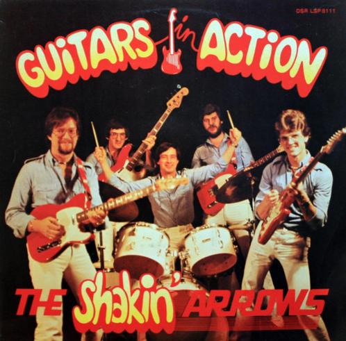 LP - The Shakin' Arrows ‎– Guitars In Action, Cd's en Dvd's, Vinyl | Rock, Gebruikt, Poprock, 12 inch, Ophalen of Verzenden