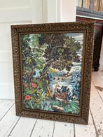 Vintage kruiswerk schilderij, Ophalen