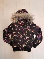 Leuk coolcat jas, zwart met abstract hartjes, maat 170/176, Meisje, Coolcat, Ophalen of Verzenden, Zo goed als nieuw