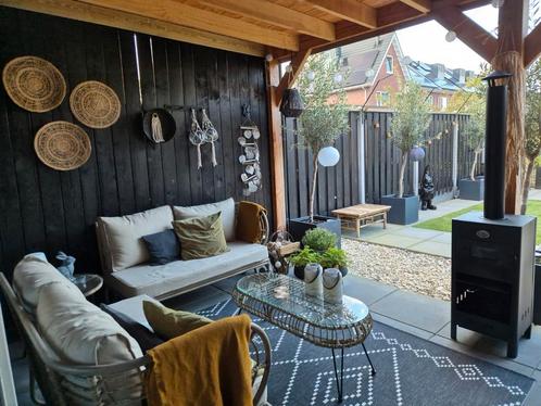 Tuinset in 3 delen beige, Tuin en Terras, Tuinsets en Loungesets, Zo goed als nieuw, Bank, Ophalen