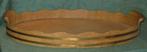 Houten kuip dienblad, Ophalen of Verzenden, Gebruikt, Ovaal, Hout