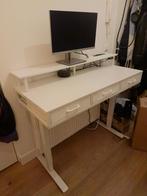 Elektrisch Bureau met LED, lades & USB- Standing Desk, Huis en Inrichting, Bureaus, Ophalen, Elektrisch, Zo goed als nieuw, Stabureau
