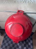 Gietijzeren wok 33cm, Verzenden, Gebruikt, Gietijzer, Wok