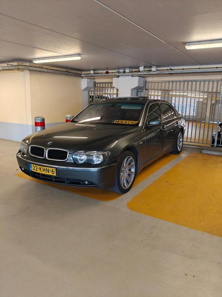Luxe BMW E66 7-Serie 745Li - 4.4I V8 Lang AUT 2002 Grijs, Auto's, BMW, Particulier, 7-Serie, ABS, Airbags, Airconditioning, Alarm