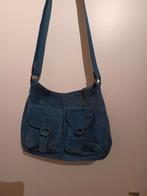 Blauwe Suede Tas, Ophalen of Verzenden, Zo goed als nieuw, Blauw, Schoudertasje