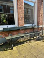 Gietijzeren Tuinbank Parkbank, Ophalen, Gebruikt, Hout