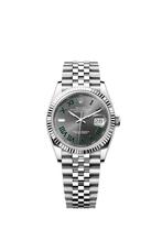 Rolex Datejust 126234 Wimbledon Jubilee 36MM – 99% NEW 2024, Ophalen, Staal, Polshorloge, Zo goed als nieuw