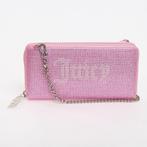 Juicy couture rhinestone strass portemonnee clutch nieuw, Ophalen of Verzenden, Nieuw, Roze, Avondtasje