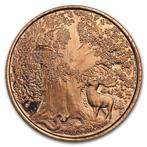 Nordic creatures set 3 x 1 ounce koper/copper round, Verzenden, Koper