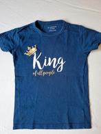 Koningsdag shirt donkerblauw maat 104/ 110, Zeeman, Gebruikt, Jongen of Meisje, Ophalen of Verzenden