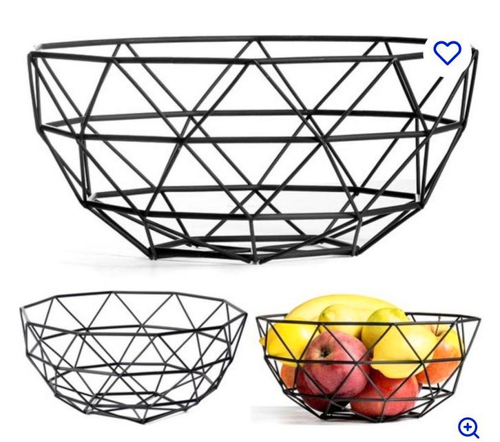 Moderne mooie industrieel metalen schaal, Huis en Inrichting, Woonaccessoires | Schalen en Manden, Nieuw, Schaal, Rond, Overige materialen