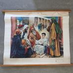 Bijbelse schoolplaat – Jezus blijft in de tempel achter, Ophalen of Verzenden, Geschiedenis