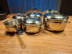 BK pannenset, Huis en Inrichting, Keuken | Potten en Pannen, Ophalen, Gebruikt, Rvs, Pannenset
