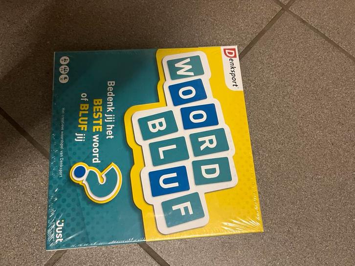 NIEUW! Denksport Woordbluf, Hobby en Vrije tijd, Gezelschapsspellen | Kaartspellen, Nieuw, Een of twee spelers, Drie of vier spelers