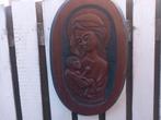 Zwaar houten mother and child#ghana#KORTING, Ophalen of Verzenden