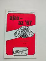 AJAX - AZ 67 Programma seizoen 1980-1981 no 10, Verzamelen, Verzenden, Gebruikt, Ajax, Overige typen