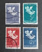 nvph 289 - 292 gestempeld kinderzegels 1936, Postzegels en Munten, Verzenden, T/m 1940, Gestempeld