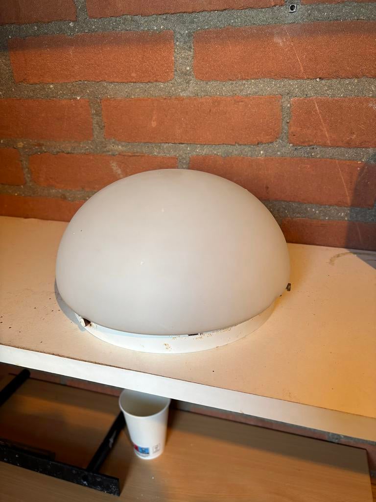 Plafondlamp bol - Weg wegens verhuizing, Huis en Inrichting, Lampen | Lampenkappen, Ophalen, Gebruikt, Wit, Rond