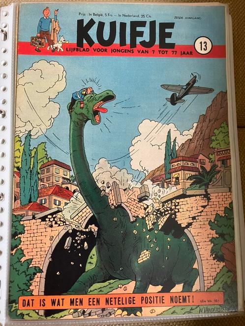 Kuifje weekblad zesde jaargang 1951, Boeken, Stripboeken, Gelezen, Complete serie of reeks, Ophalen of Verzenden