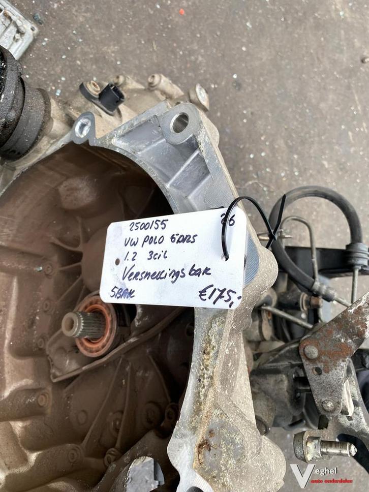 Vw Polo 5 drs 1.2 3 cil. 2006 2500155 Versnellingsbak, Auto-onderdelen, Transmissie en Toebehoren, Gebruikt, Ophalen