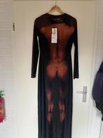 Jean Paul Gaultier Jurk - Tattoo Collectie, Bruin, Maat 42/44 (L), Ophalen of Verzenden, Zo goed als nieuw