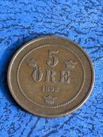 5 Ore 1892 Zweden, Ophalen of Verzenden, Overige landen, Losse munt