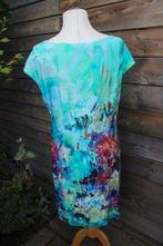 Jurk turquise Peter Hahn mt L Vaste prijs, Blauw, Maat 42/44 (L), Ophalen of Verzenden, Zo goed als nieuw