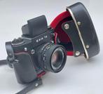 Exa 1c - Prachtige "Black Beauty" M42 SRL met 1.8/50mm, Audio, Tv en Foto, Fotocamera's Analoog, Ophalen of Verzenden, Gebruikt