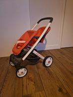 Quinny Dubbele Buggy - Roze/Wit, Ophalen, Gebruikt, Babypop