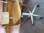 Vintage verstelbare bureaustoel, Huis en Inrichting, Bureaustoelen, Ophalen of Verzenden, Gebruikt, Zwart