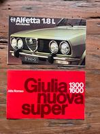 Folders Alfa Romeo diversen, Auto diversen, Ophalen of Verzenden