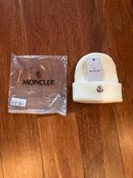 Witte moncler muts, 100% authentiek, Kleding | Heren, Mutsen, Sjaals en Handschoenen, Moncler, Verzenden, Nieuw, Overige maten