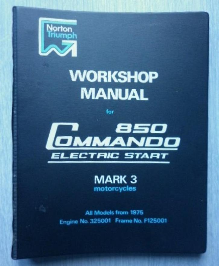 Norton Commando 850 workshop manual (4511z), Motoren, Handleidingen en Instructieboekjes, Overige merken, Verzenden