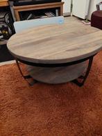 ronde salontafel mango hout, Huis en Inrichting, Tafels | Salontafels, Ophalen, 50 tot 100 cm, Rond, 50 tot 100 cm