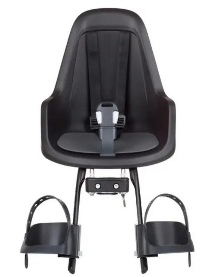 BOBIKE go mini fietsstoeltje voor urban zwart *~~nieuw~~*, Fietsen en Brommers, Fietsaccessoires | Fietsstoeltjes, Nieuw, Voorzitje