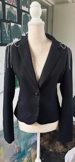 Customized dames blazer voor een elegante avond met een wow, Nieuw, Maat 38/40 (M), Zwart, Ophalen