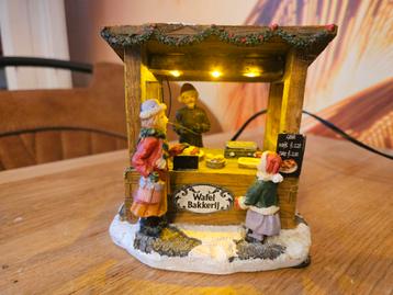 Typisch Hollands Kerstdorp wafelkraam wafel kraam beschikbaar voor biedingen