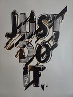 Nike. Typografische affiche., Antiek en Kunst, Kunst | Litho's en Zeefdrukken, Ophalen of Verzenden